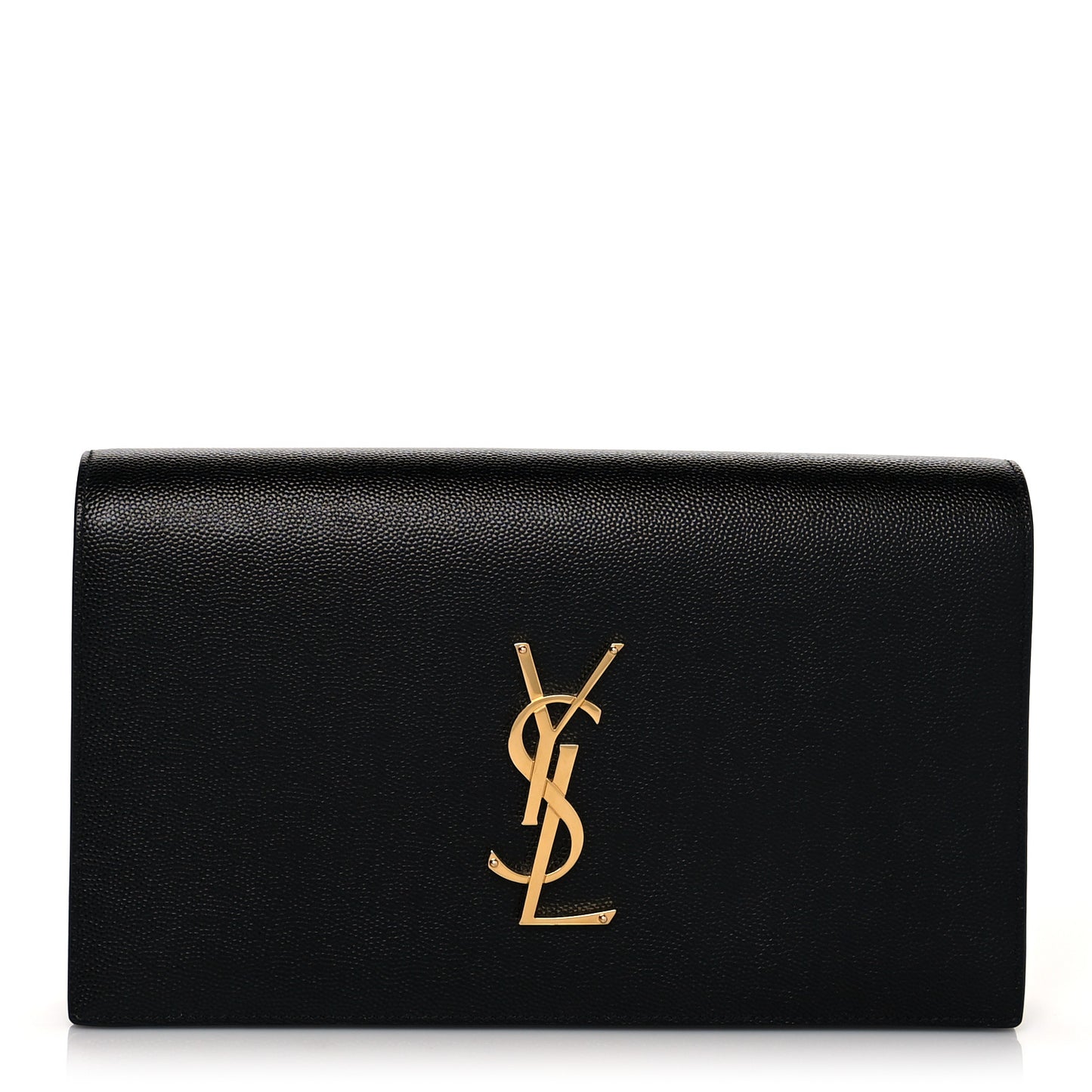 Grain De Poudre Classic Monogram Kate Clutch Black