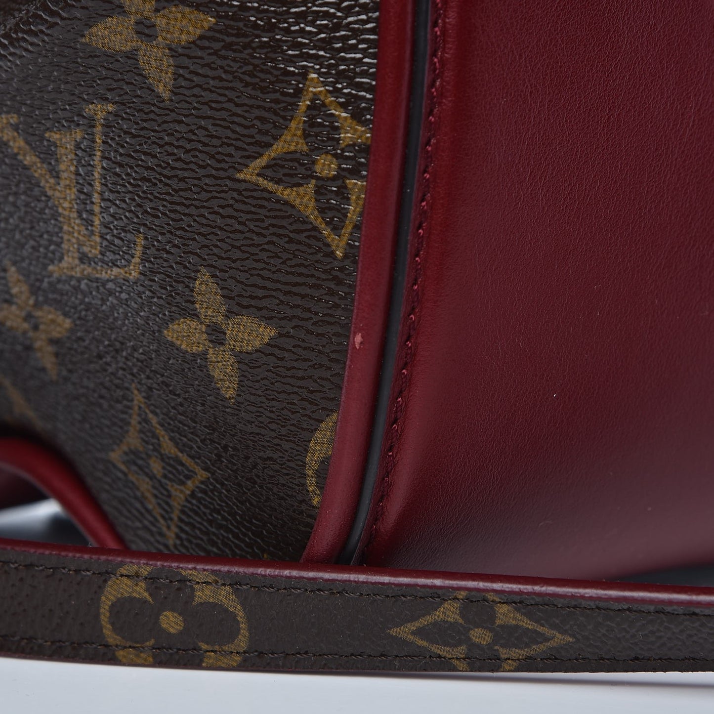 Monogram Shine Doc PM Bordeaux