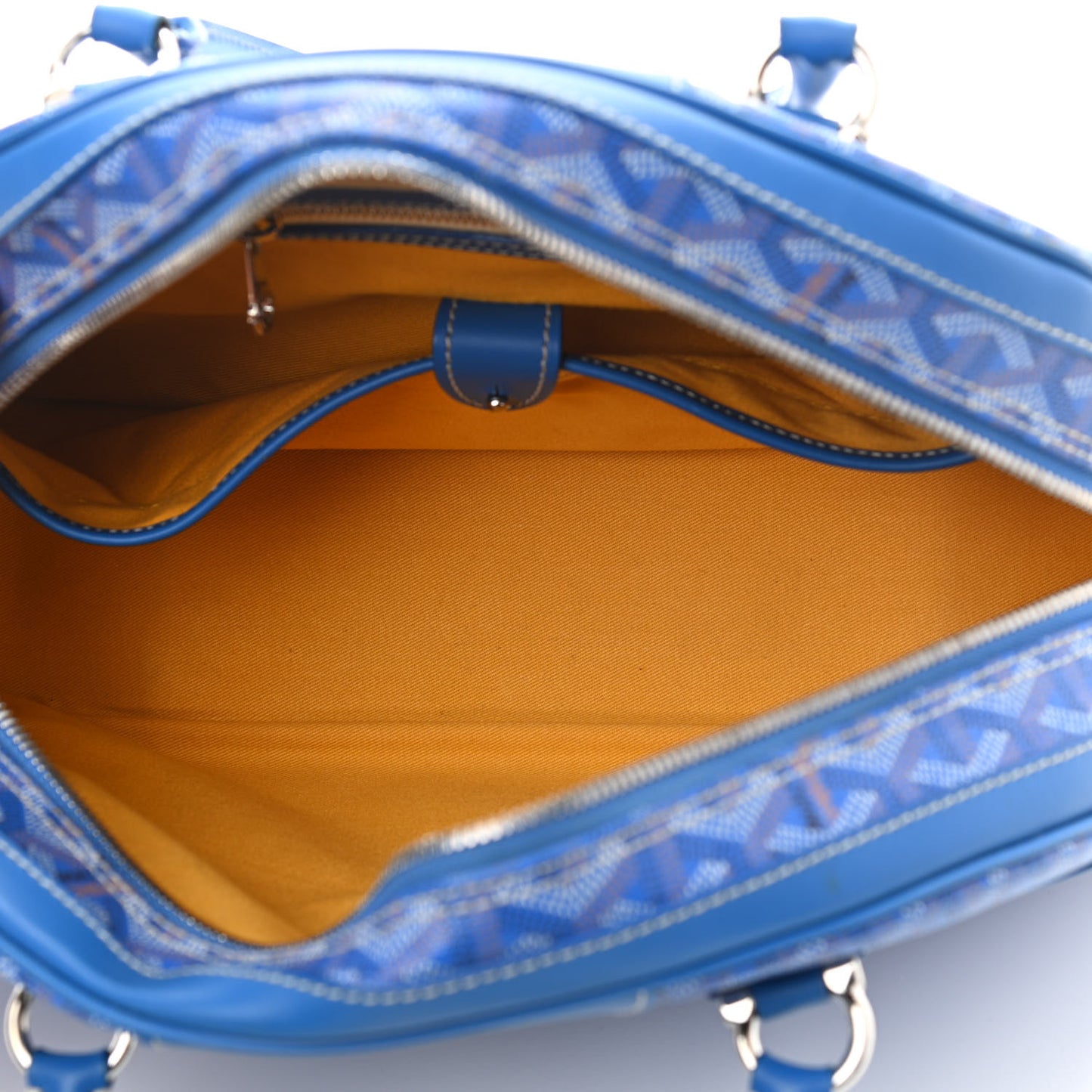 Goyardine Saint Jeanne MM Bowler Blue