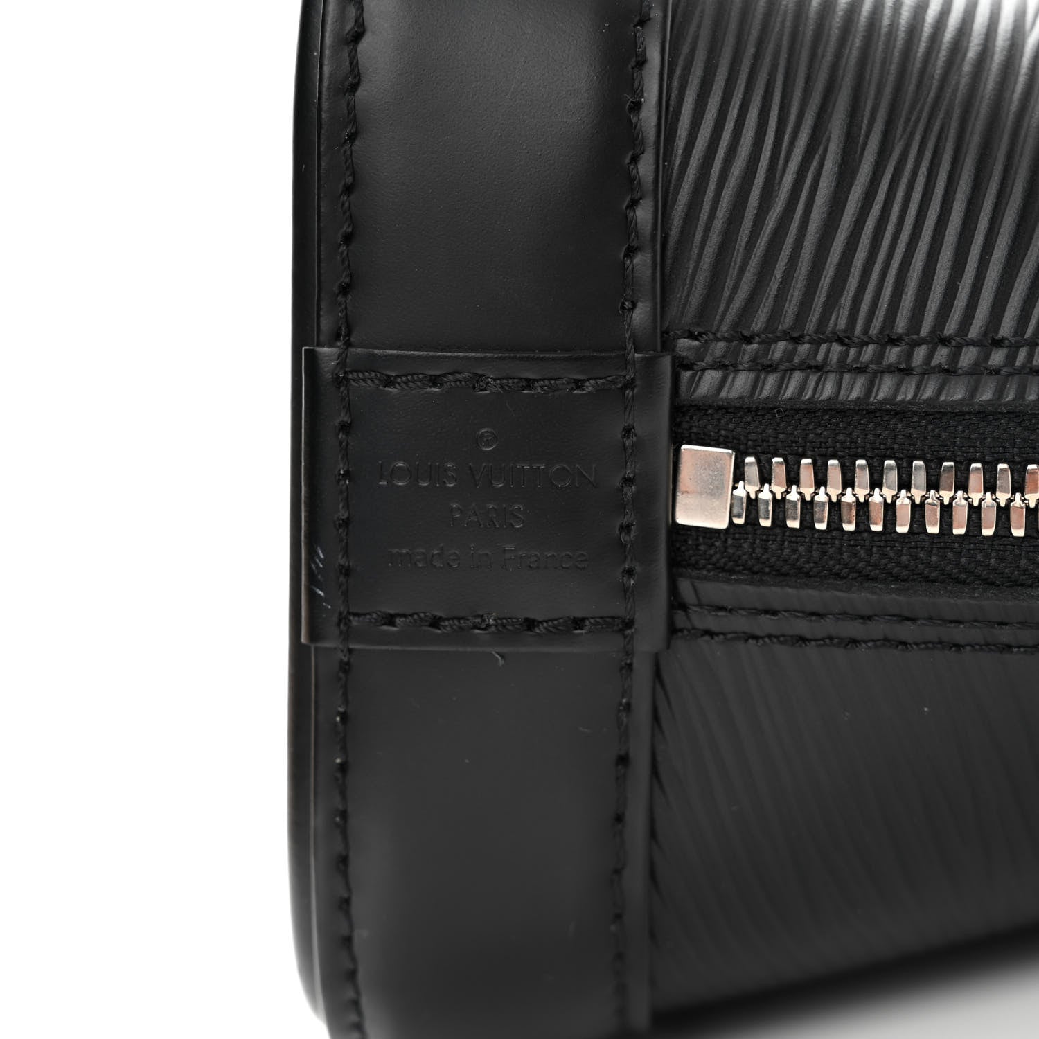 Louis Vuitton Epi Jacquard Alma BB Black 6 of 10