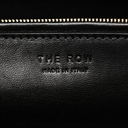 The Row Saddle Calfskin Sienna Shoulder Bag Black 6 of 9