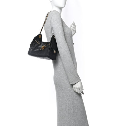 Chanel Caviar Quilted Mini Chanel 25 Handbag Black 2 of 11