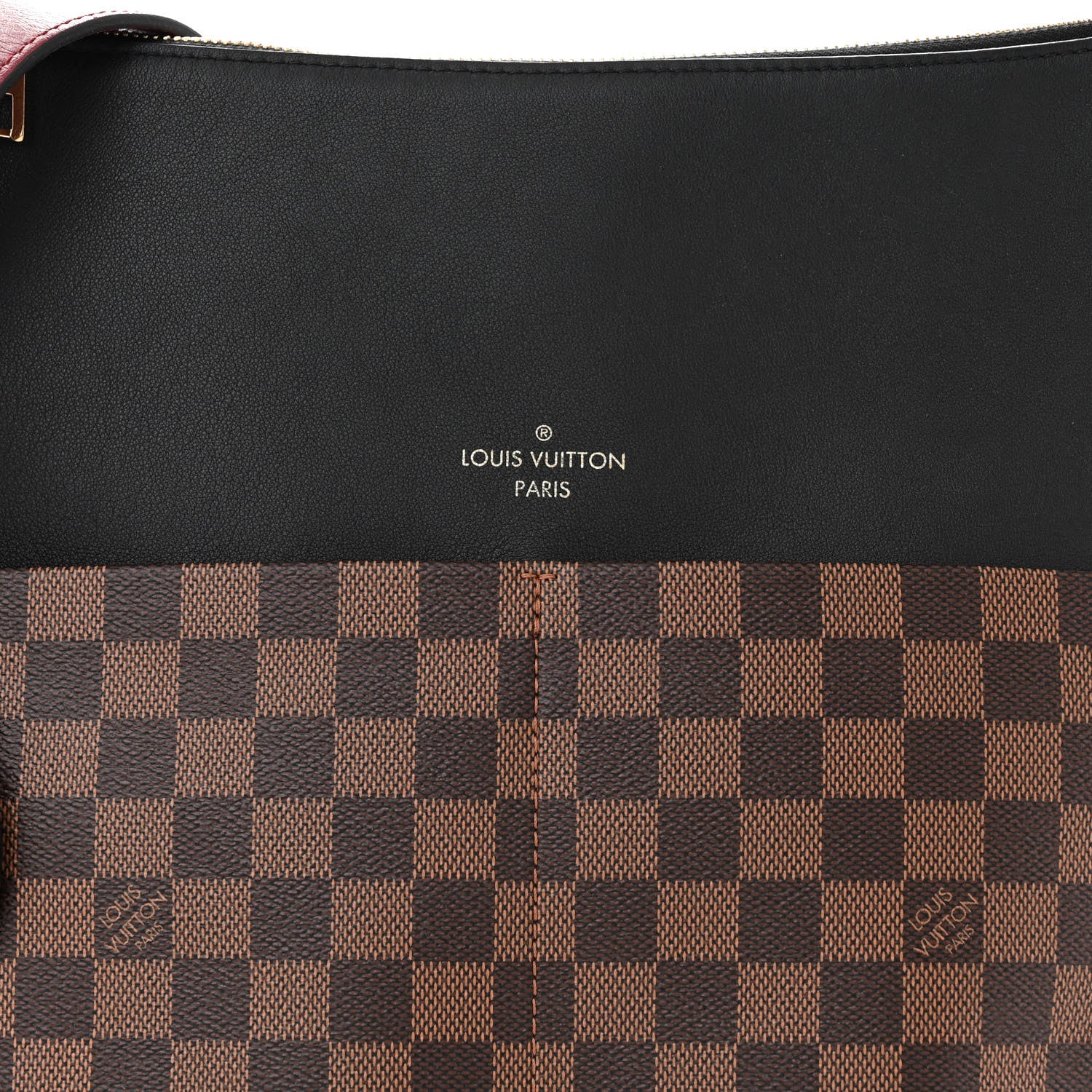 Louis Vuitton Damier Ebene Calfskin Maida Black 7 of 9