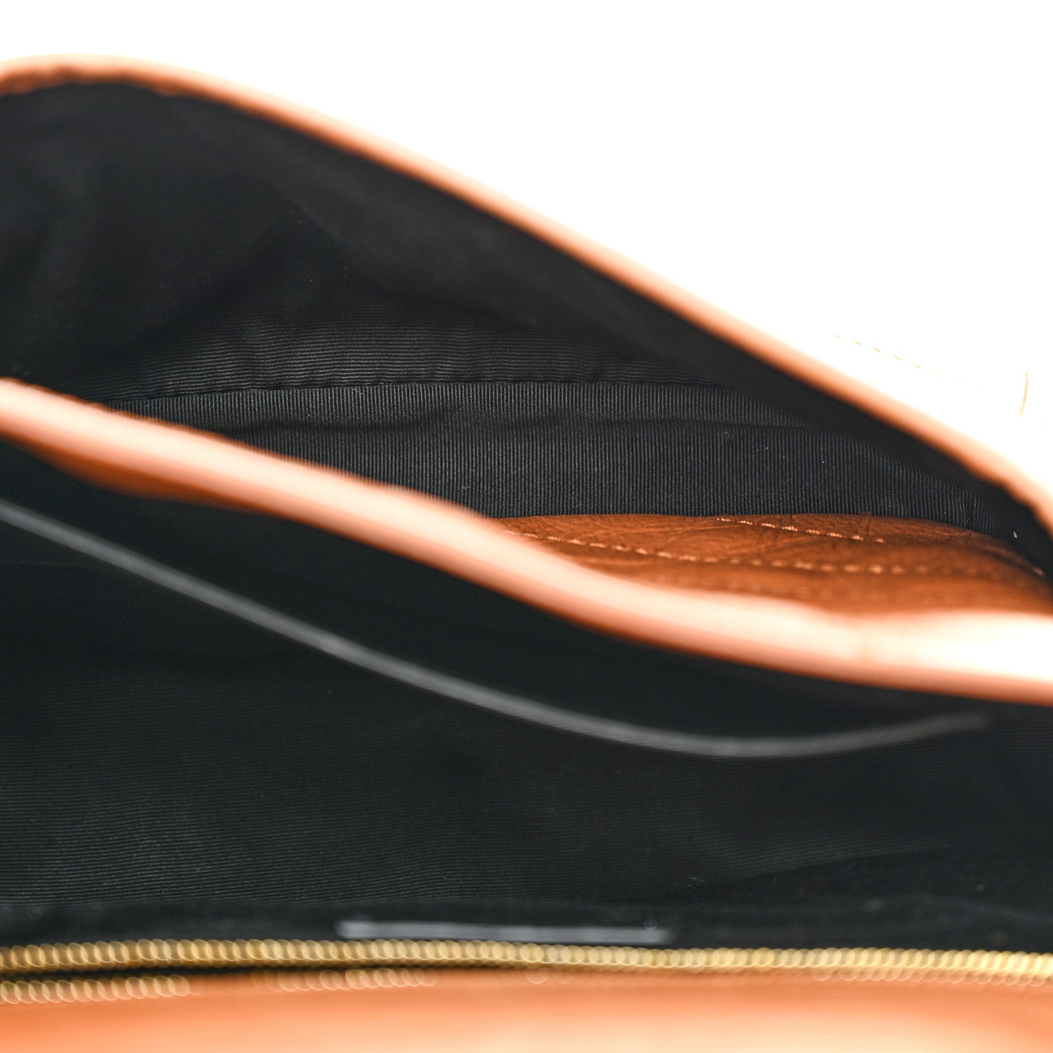 Saint Laurent Crinkled Calfskin Matelasse Monogram Medium Niki Chain Satchel Caramel 5 of 11