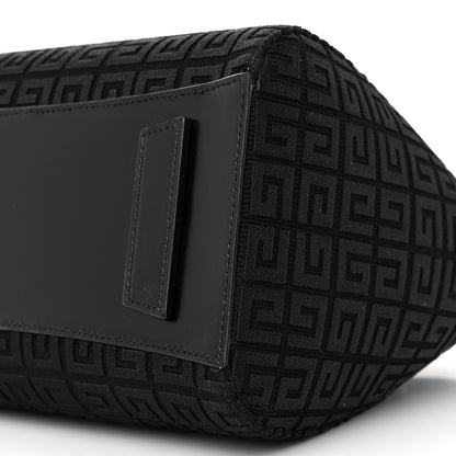 Givenchy Calfskin Jacquard Fabric 4G Small Antigona Black 10 of 13