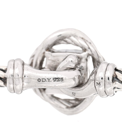 David Yurman Sterling Silver Diamond 3mm Infinity Bracelet 3 of 3