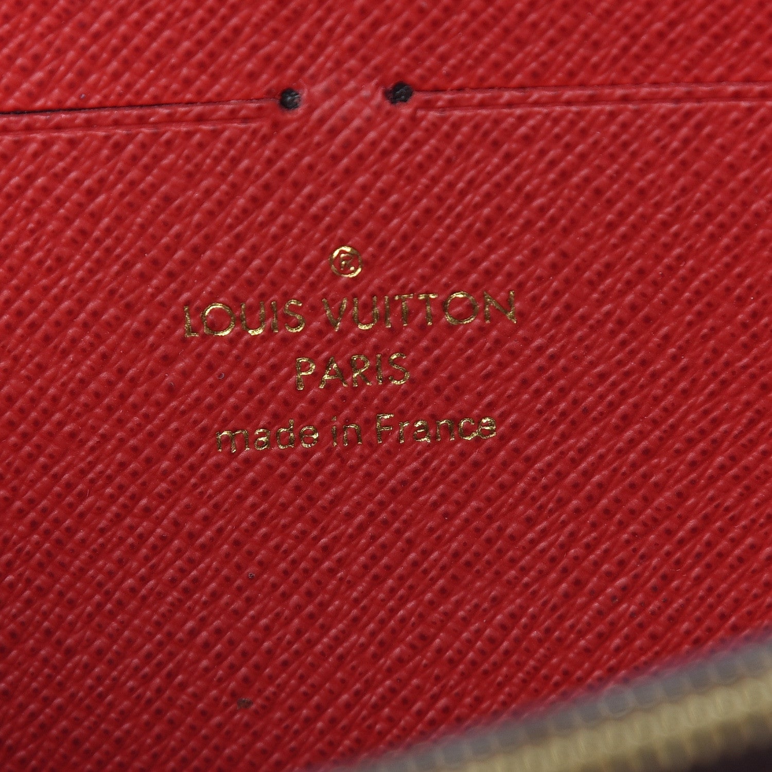 Louis Vuitton Damier Ebene Clemence Wallet Cherry 6 of 9