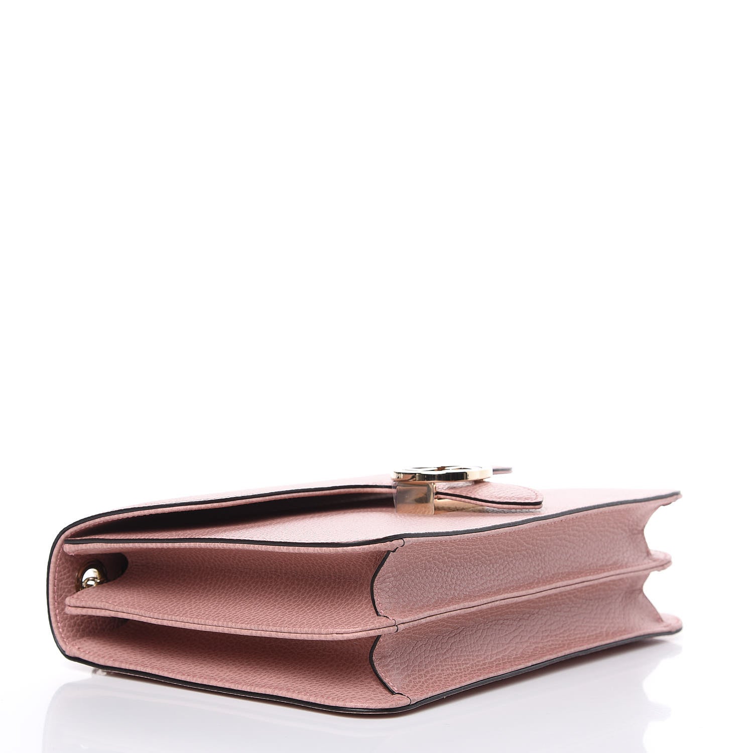 Gucci Dollar Calfskin Interlocking G Shoulder Bag Soft Pink 4 of 9