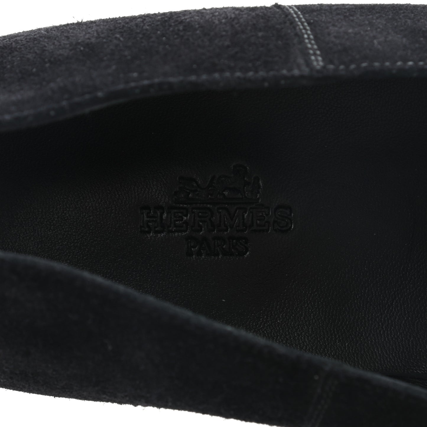 Suede Mens Saga Loafers 43 Black
