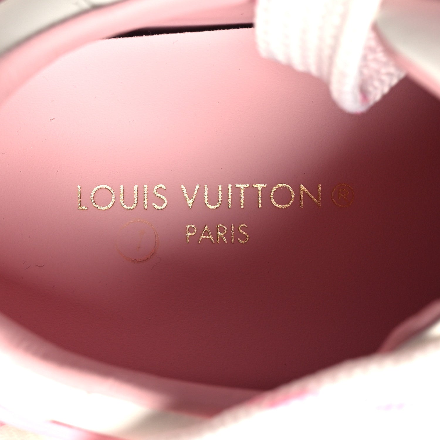 Louis Vuitton Calfskin Time Out Bow Sneakers 38 White Pink 9 of 9