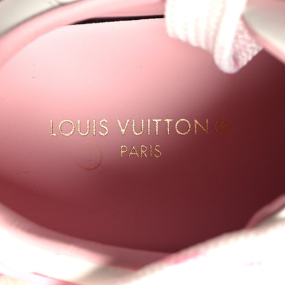 Louis Vuitton Calfskin Time Out Bow Sneakers 38 White Pink 9 of 9