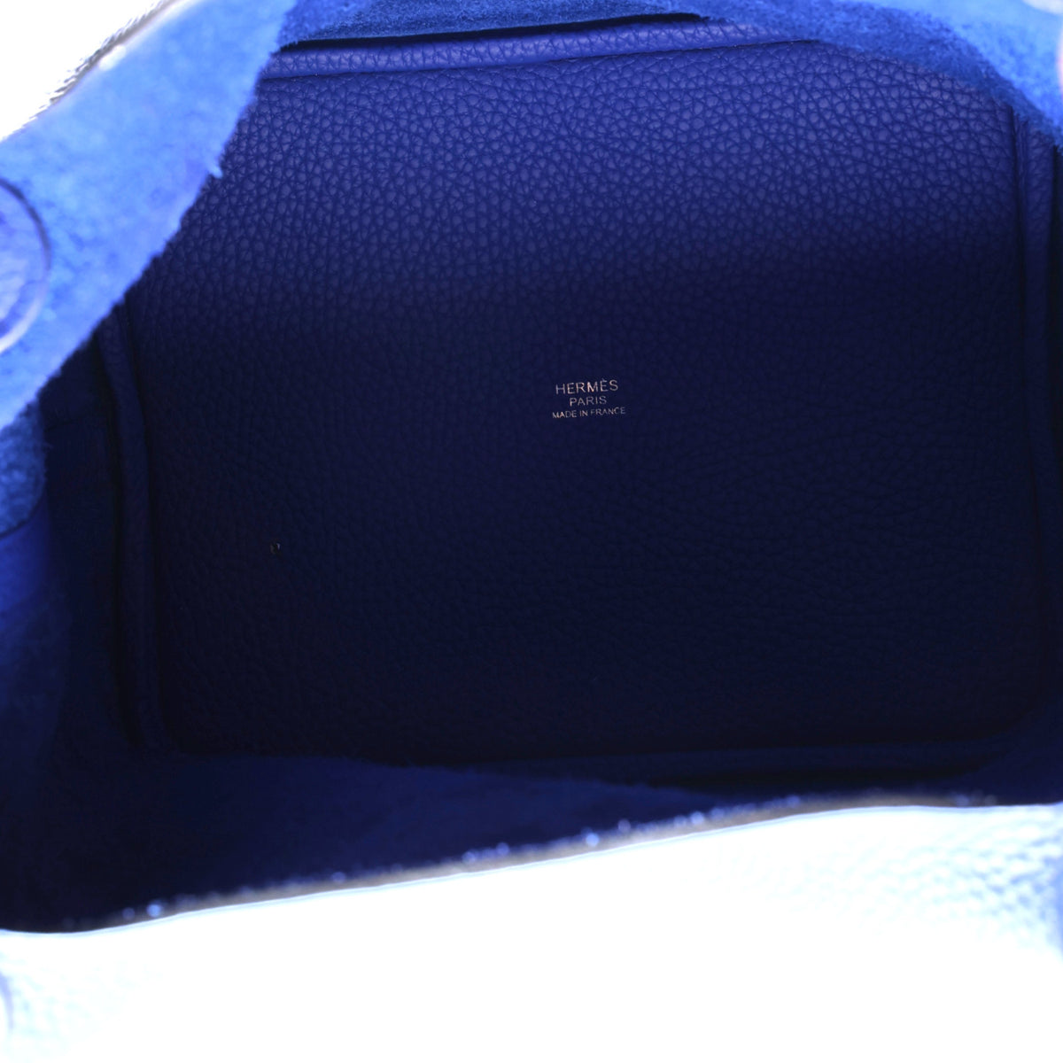 Hermes Taurillon Clemence Picotin Lock 22 MM Bleu Electrique 5 of 10