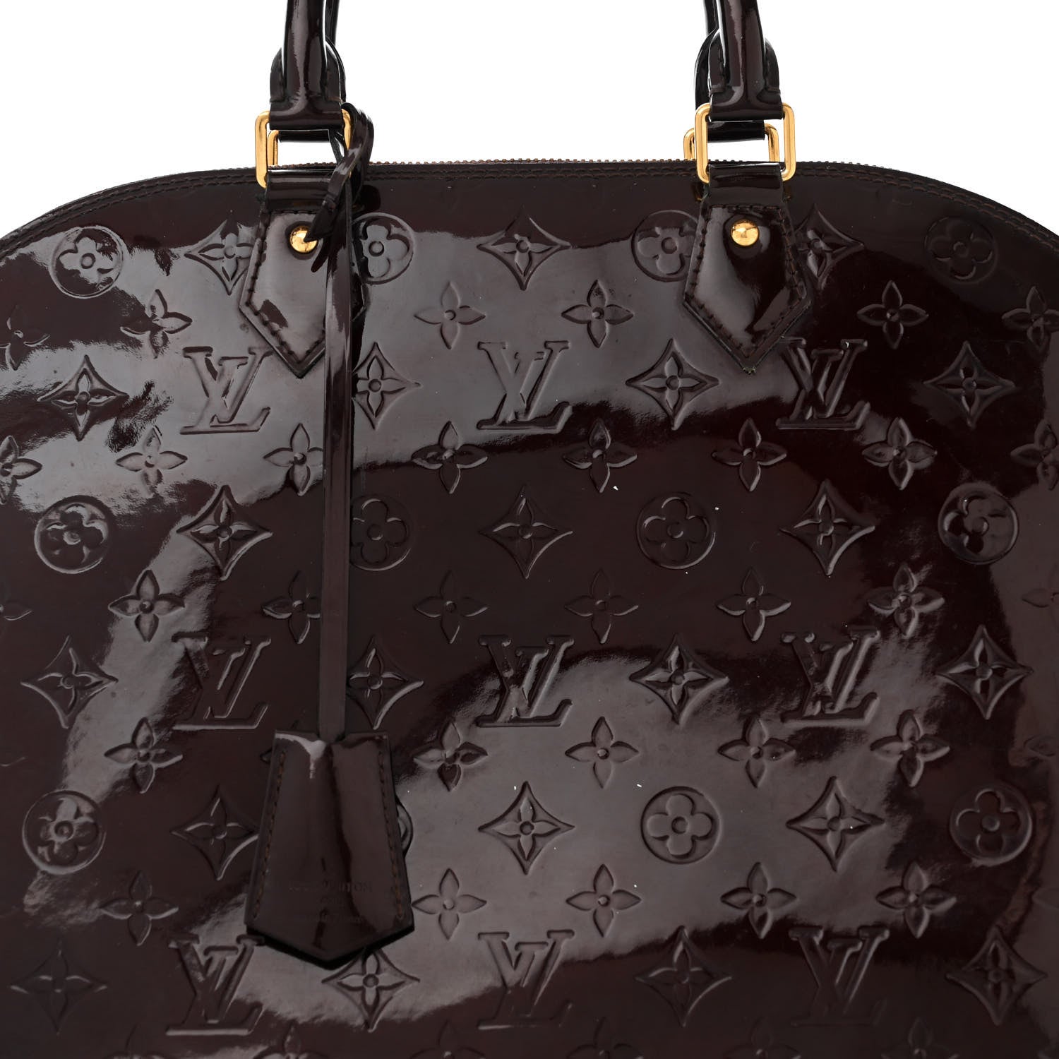 Louis Vuitton Vernis Alma GM Amarante 8 of 11