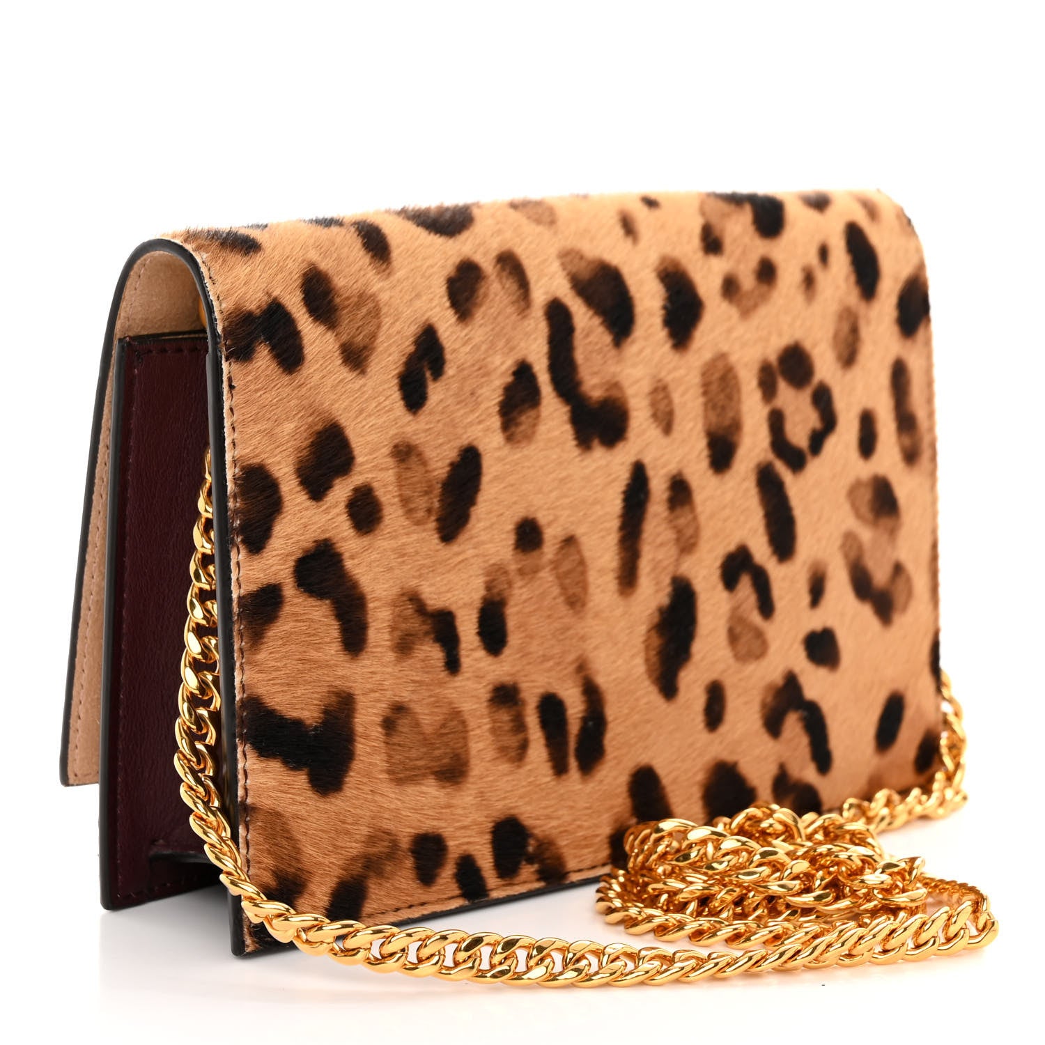 Alexander McQueen Calf Hair Leopard Print Skull Mini Crossbody Bag 3 of 8