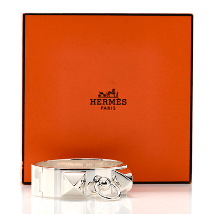 Hermes Sterling Silver MM Collier De Chien Bracelet SH 4 of 4