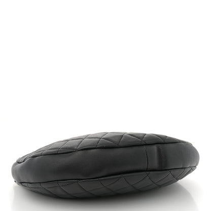 Chanel Lambskin Quilted All About Chains Hobo Black 4 of 10