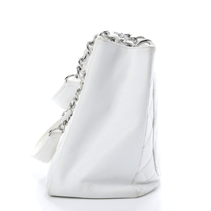 Chanel Caviar Quilted Grand Shopping Tote GST White 12 of 16