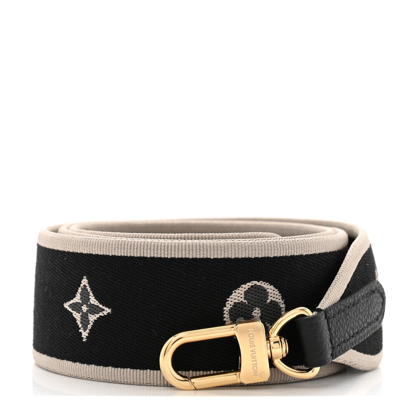 Jacquard Diane Shoulder Strap Black Ivory