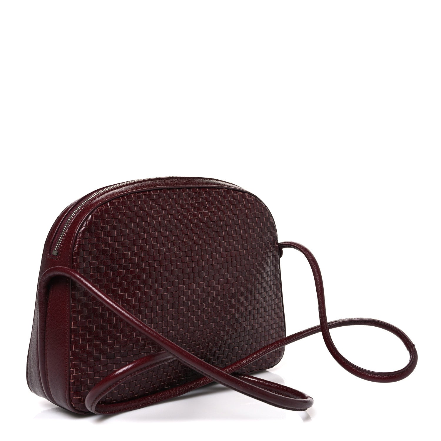 The Row Calfskin Woven Single Mignon Shoulder Bag Terracotta 3 of 9