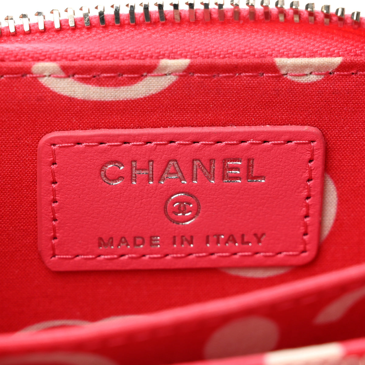 Chanel Caviar Quilted CC Zip Coin Purse Fuchsia 6 of 10