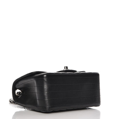 Chanel Lambskin Chevron Quilted Mini Square Flap Black 4 of 8