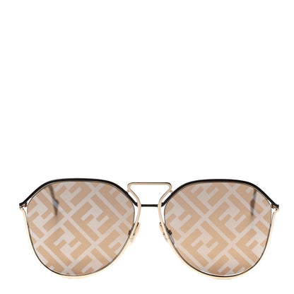 Fendi Metal Aviator Sunglasses FFM0071/S Gold 4 of 7