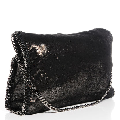 Stella McCartney Faux Leather Falabella Chamois Foldover Big Tote Ruthenium 3 of 8