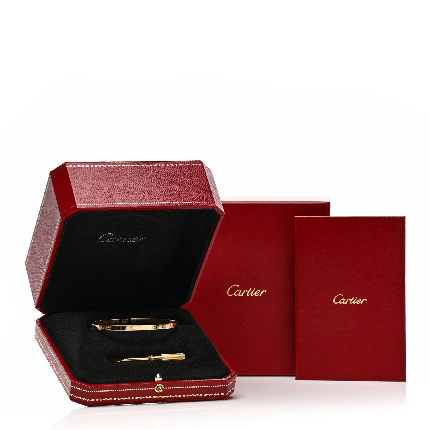 Cartier 18K Yellow Gold Small LOVE Bracelet 17 8 of 8