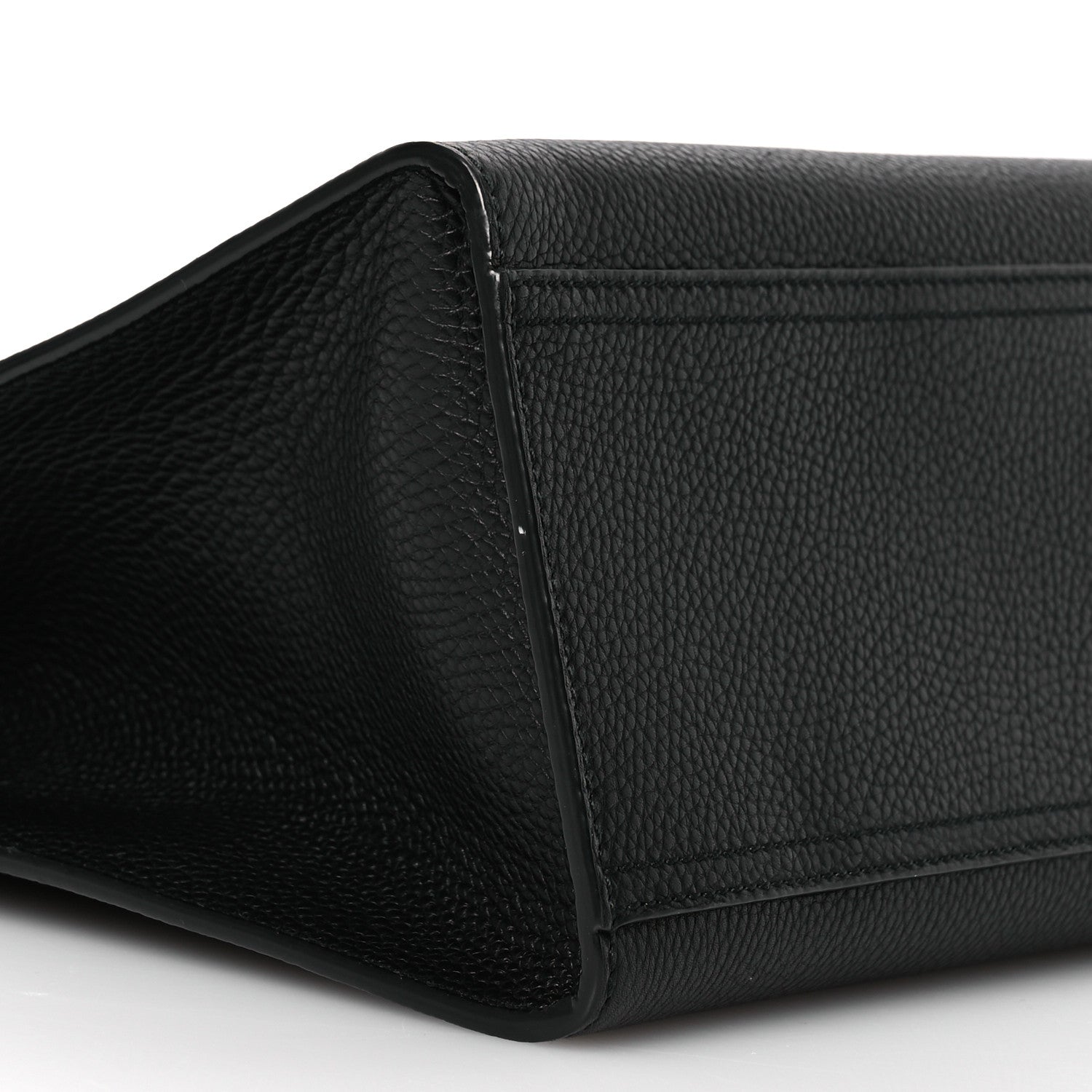 Gucci Calfskin Medium GG Marmont Top Handle Bag Black 10 of 13