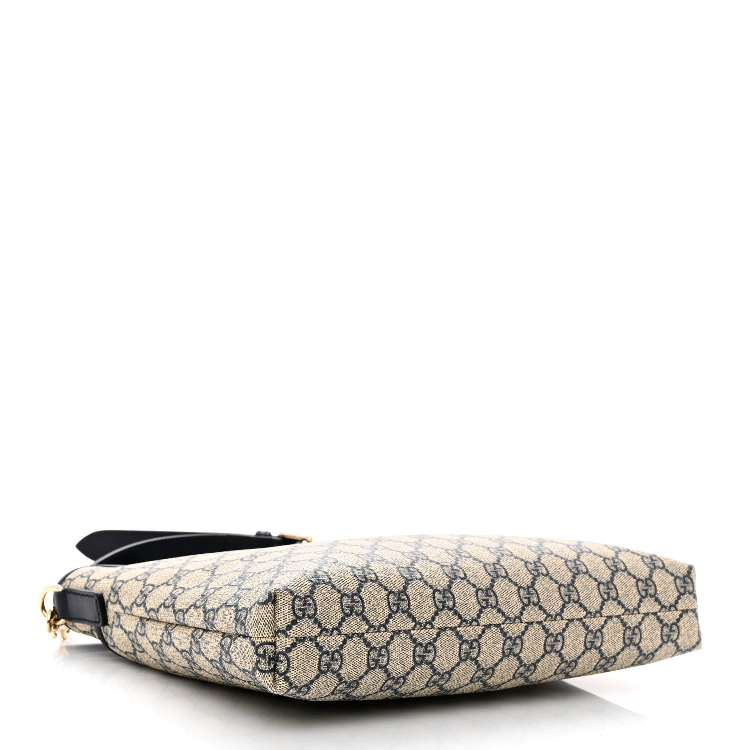 Gucci GG Plus Monogram Medium Flat Messenger Bag Navy 4 of 10