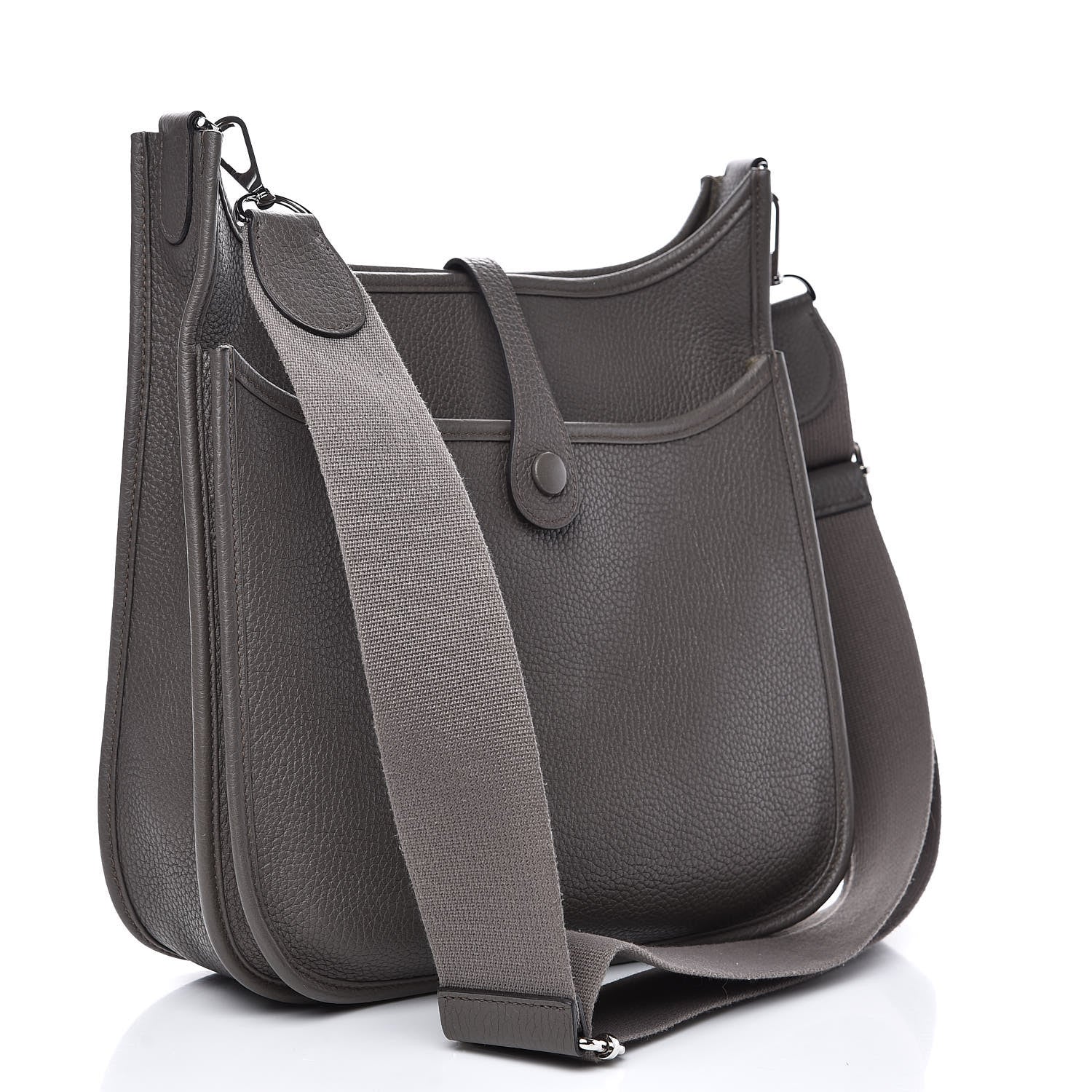 Hermes Taurillon Clemence Evelyne III PM Etain 3 of 12