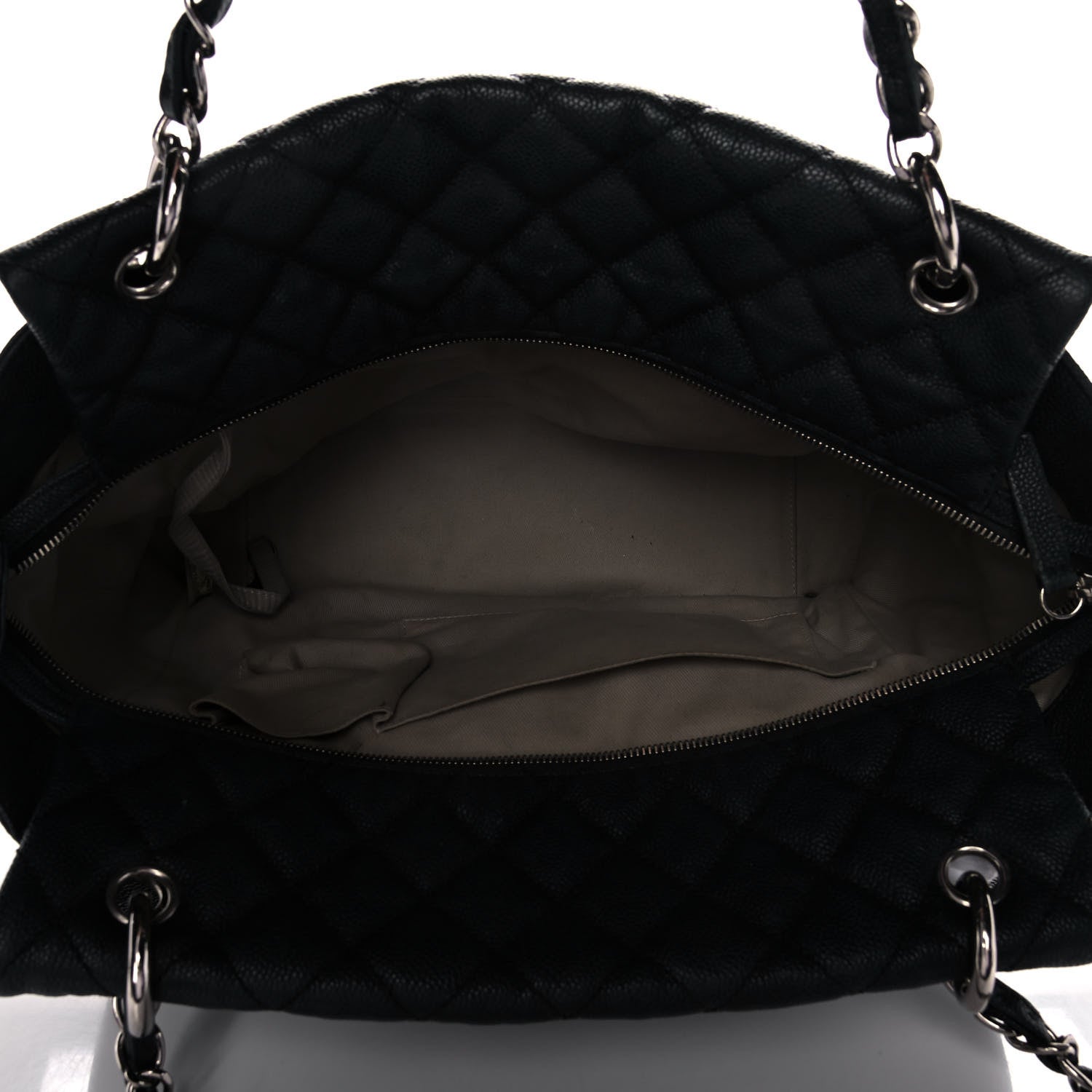 Chanel Caviar Quilted Easy Zip Flap Tote Black 4 of 15