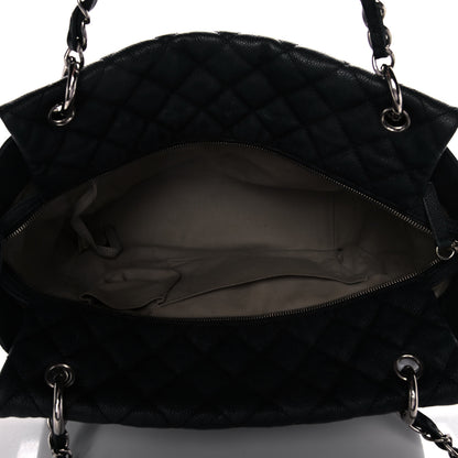 Chanel Caviar Quilted Easy Zip Flap Tote Black 4 of 15
