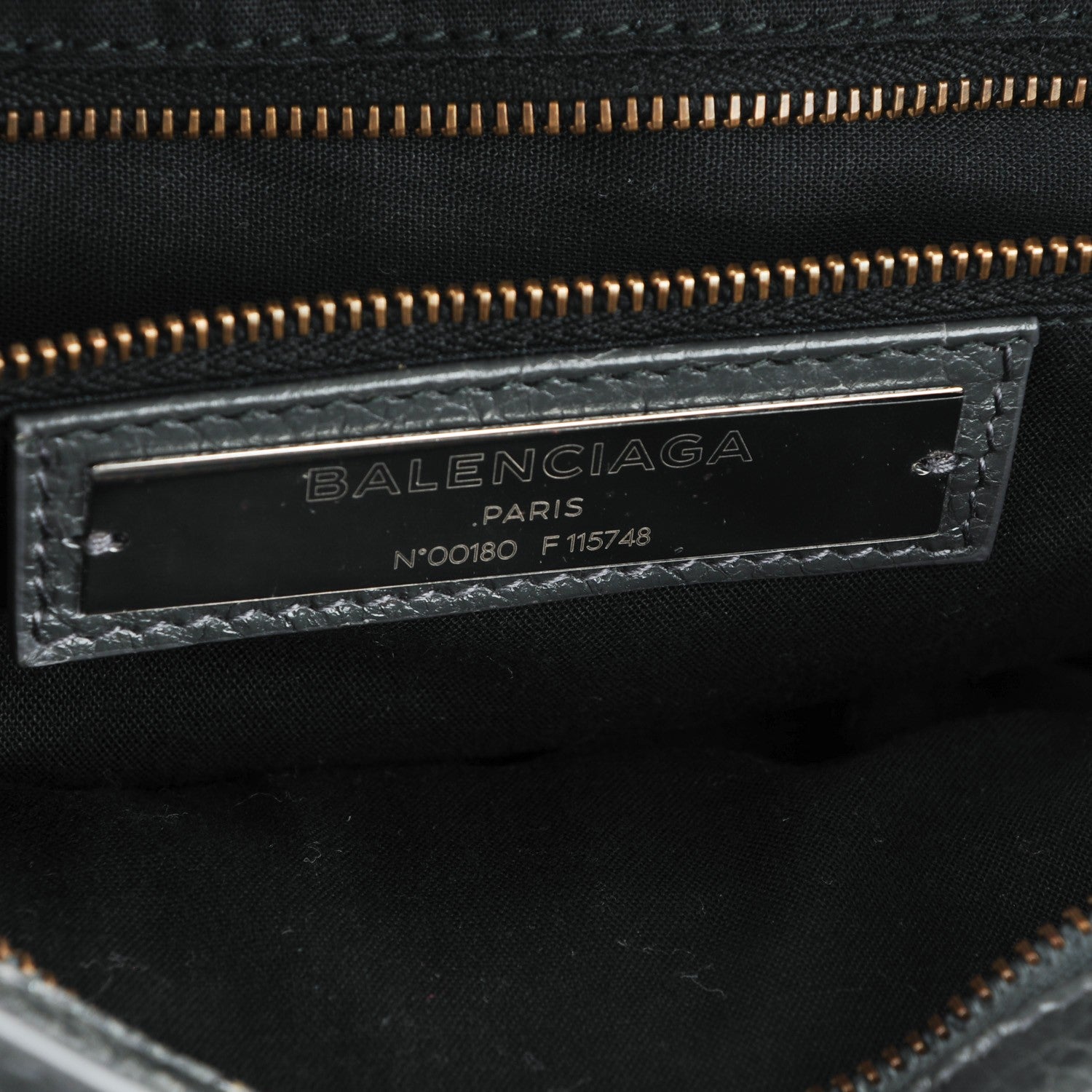 Balenciaga Agneau Classic Hardware City Gris Fossile 7 of 8