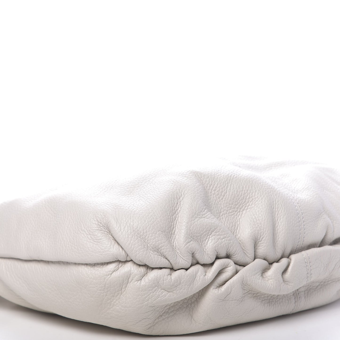 Pebbled Calfskin Medium Jungle Hobo White