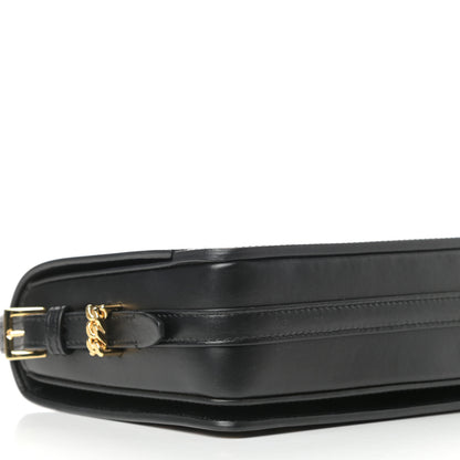 Burberry Calfskin Leopard Small Grace Bag Black 7 of 9