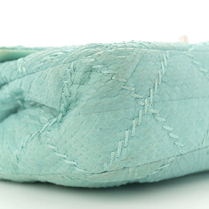 Chanel Snakeskin Ultimate Stitch Flap Light Blue 9 of 15