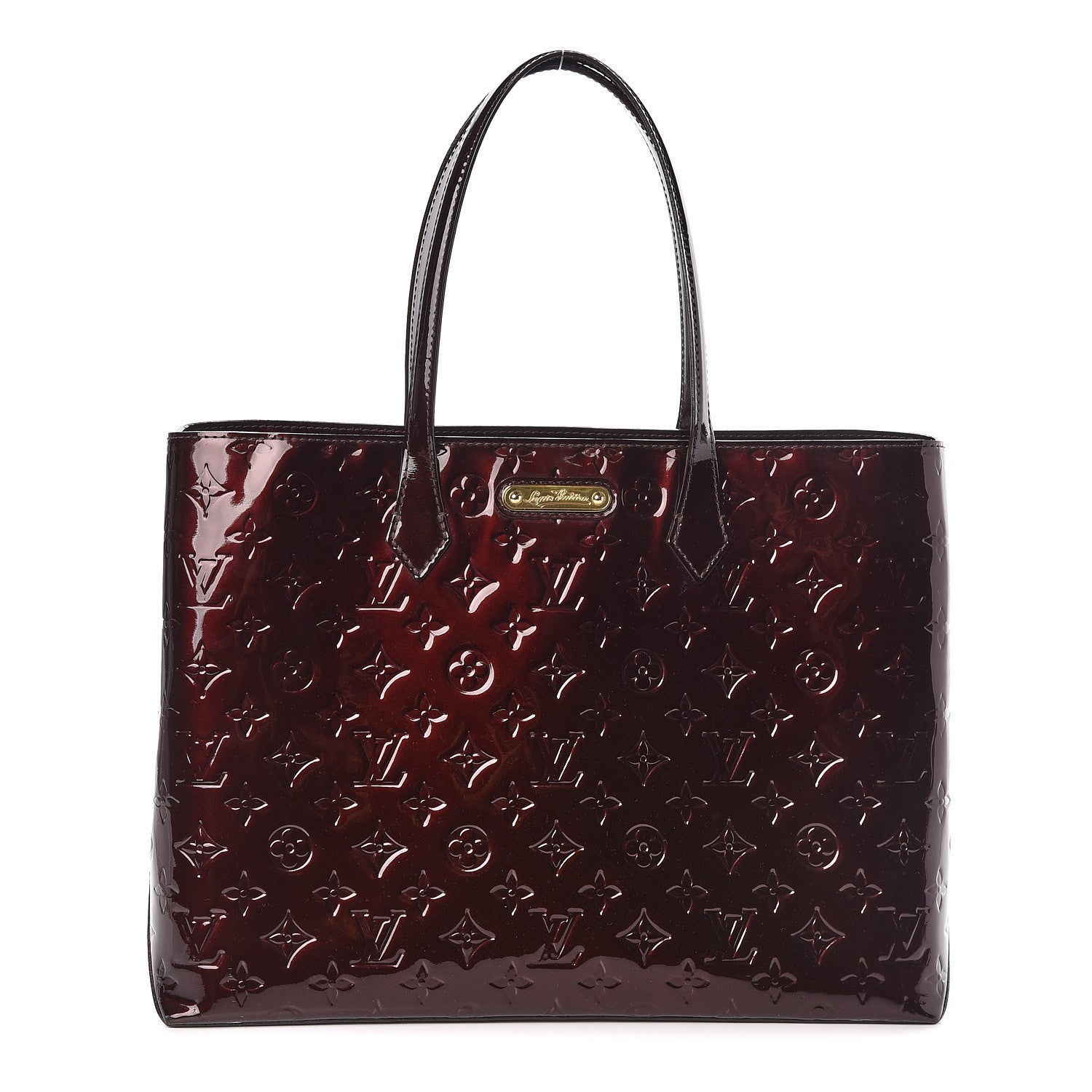 Louis Vuitton Vernis Wilshire MM Amarante 1 of 9