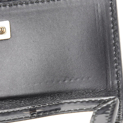 Gucci Patent G Compact Wallet White Black 11 of 11
