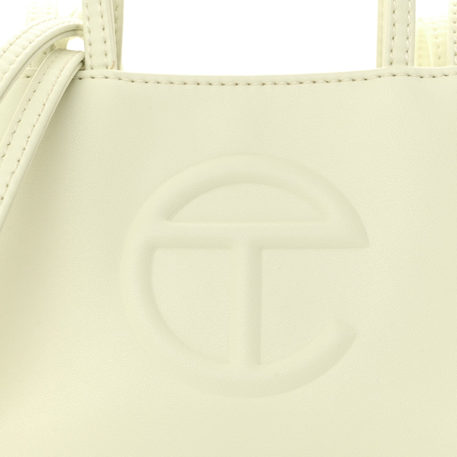 Telfar Vegan Leather Small Shopping Bag White 8 of 11