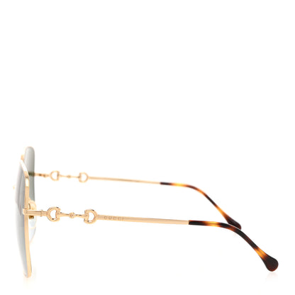 Gucci Metal Horsebit Square Sunglasses GG0879S Grey 3 of 8