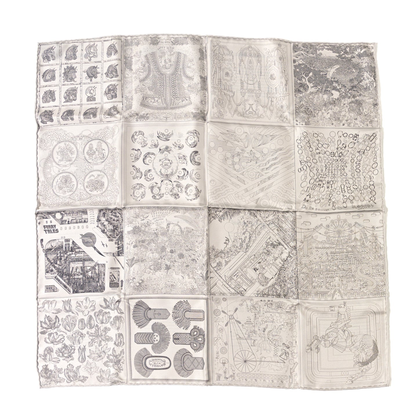 Silk Etonnant Double Face Scarf 70