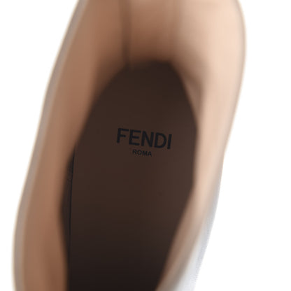 Fendi Lambskin FFreedom High Heel Ankle Boots 39 Black 5 of 7