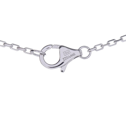 Cartier 18K White Gold Black Ceramic Diamond Trinity Pendant Necklace 6 of 7