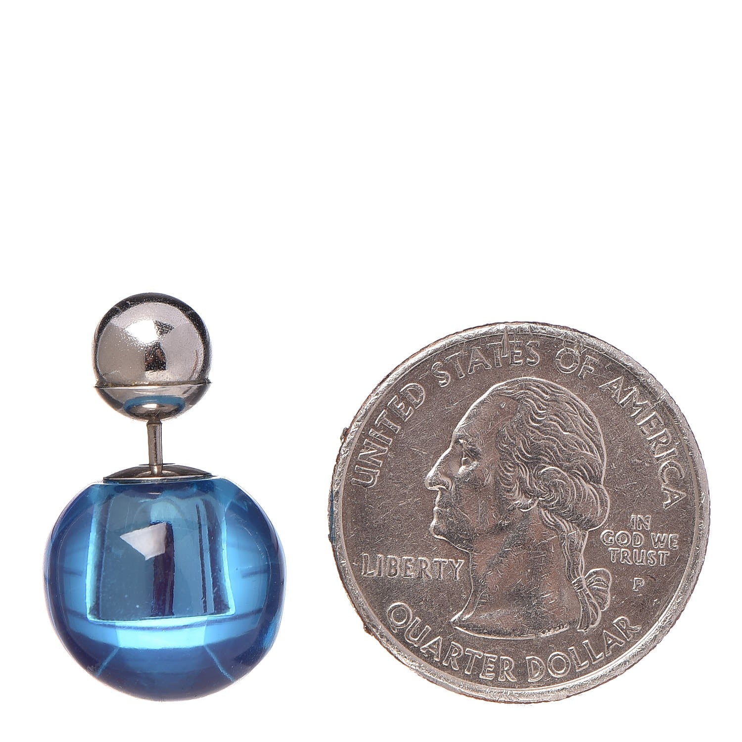 Christian Dior Mise En Dior Tribal Earrings Blue 2 of 5