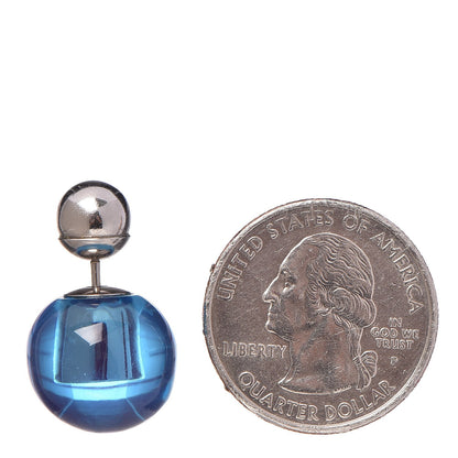 Christian Dior Mise En Dior Tribal Earrings Blue 2 of 5