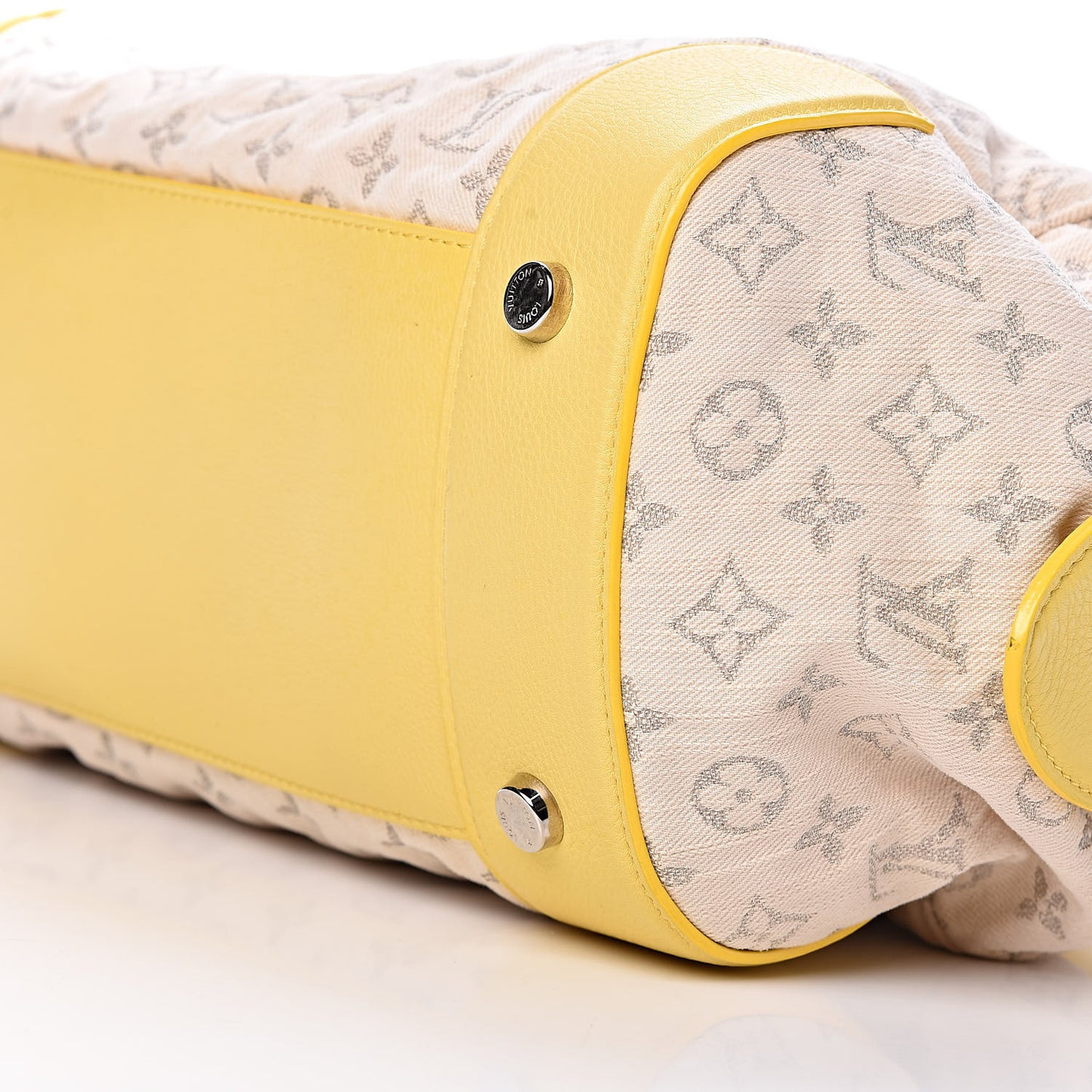 Monogram Denim Speedy Round Yellow