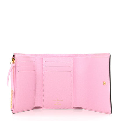 Louis Vuitton Monogram 2021 Christmas Animation Japanese Garden Victorine Wallet Wisteria Pink 5 of 6