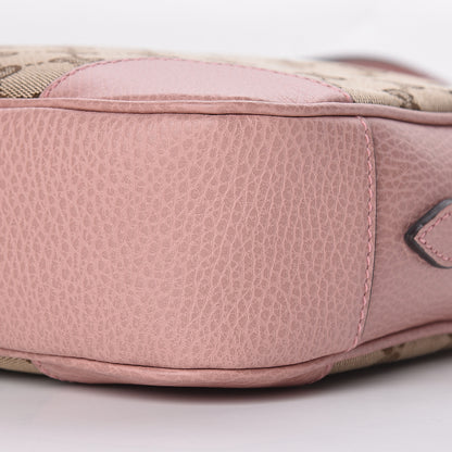 Gucci Monogram Mini Bree Messenger Bag Beige Soft Pink 8 of 10