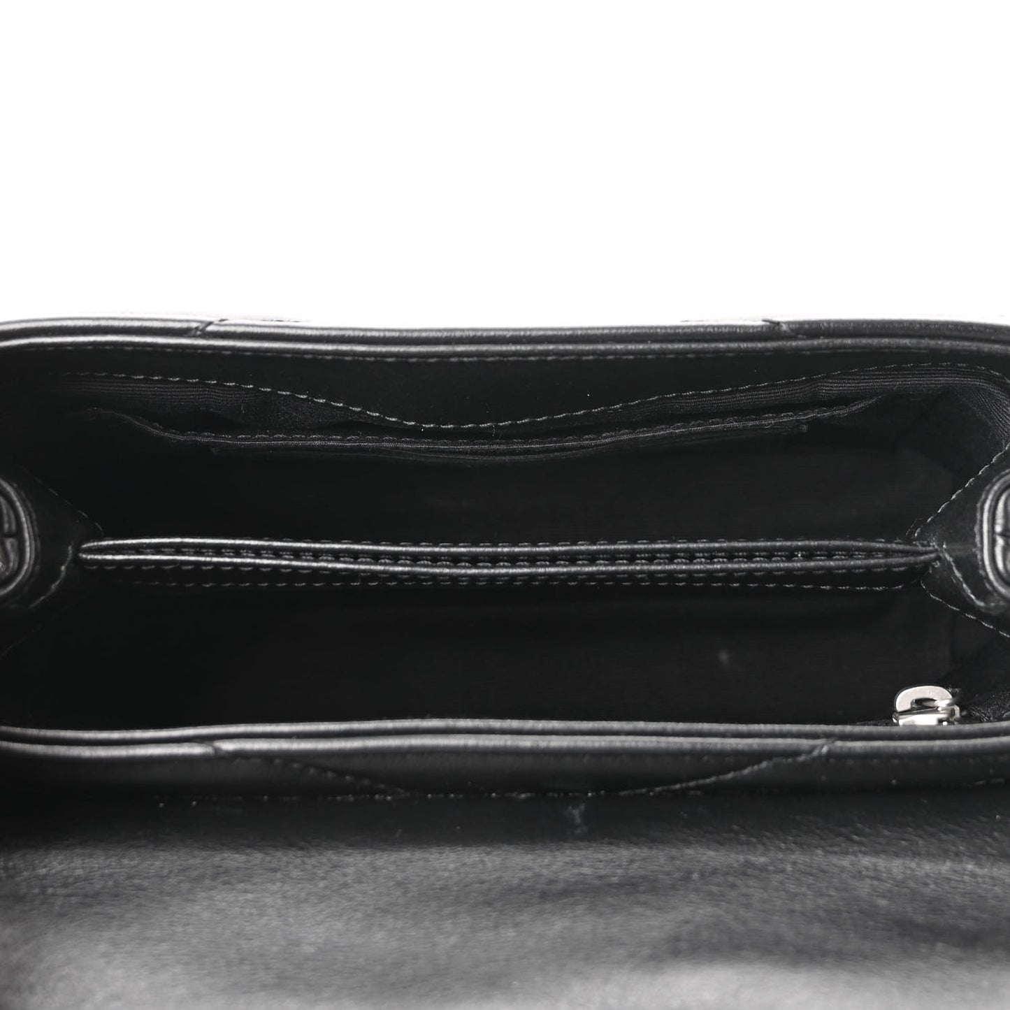 Calfskin Y Quilted Monogram Toy Loulou Crossbody Bag Black